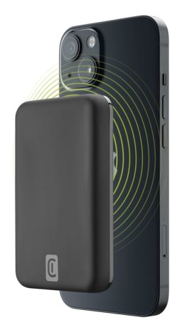 Cellularline 8018080449604 5000 mAh Bezprzewodowe ładowanie Czarny