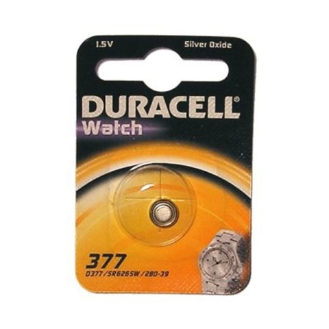 Duracell D377 Jednorazowa bateria Srebrny-Oksydowany