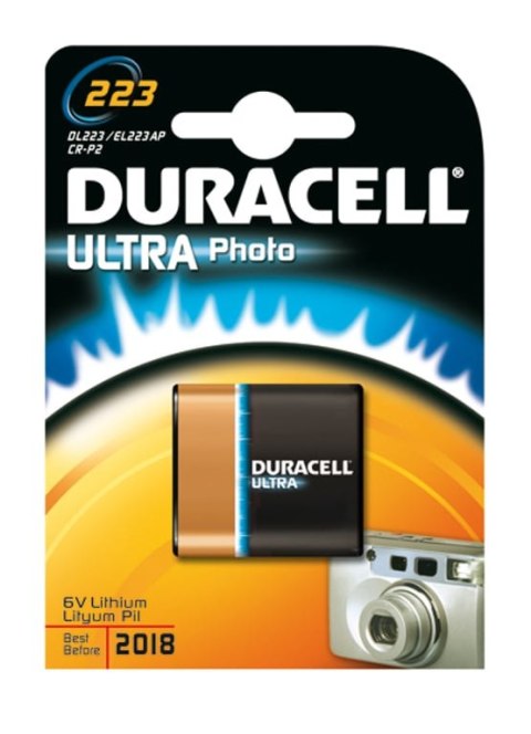 Duracell Ultra Photo 223 Jednorazowa bateria 6V Niklowo-tlenowodorotlenek (Niox)
