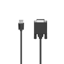 Hama 00200713 adapter kablowy 1,5 m DisplayPort DVI Czarny
