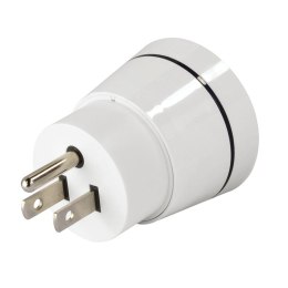 Hama 00223432 adapter wtyczek zasilających Typu B Typ C + typ F Biały