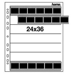 Hama Negative Sleeves, 24 x 36 mm, Glassine matt album na zdjęcia 7 ark.