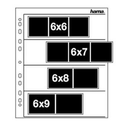 Hama Negative sleeves, 60 - 70 mm, Glassine matt album na zdjęcia 4 ark. 60 x 70 mm