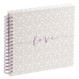 Hama Romance album na zdjęcia Beżowy, Biały 80 ark. 10 x 15