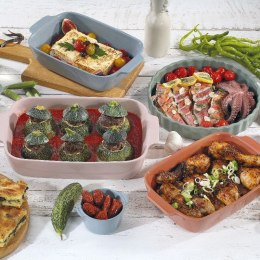 Küchenprofi Porto - Ceramiczna brytfanna / naczynie do zapiekania 30×19×6,5 cm (zielony)