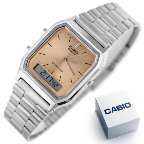ZEGAREK UNISEX CASIO Vintage AQ-230A-4AMQYDF + BOX
