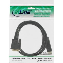 InLine 17117 adapter kablowy 0,3 m DisplayPort DVI-D Czarny