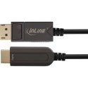 InLine 17180A adapter kablowy 10 m DisplayPort HDMI Czarny