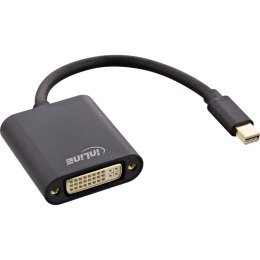 InLine 17194S adapter kablowy 0,15 m Mini DisplayPort DVI-D Czarny