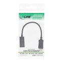 InLine 17198E adapter kablowy 0,15 m DisplayPort HDMI Czarny