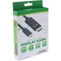 InLine 64111 adapter kablowy 1 m USB Type-C HDMI Czarny