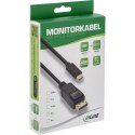 InLine 64122 adapter kablowy 2 m USB Type-C DisplayPort Czarny