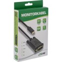 InLine 64142 adapter kablowy 2 m USB Type-C VGA (D-Sub) Czarny