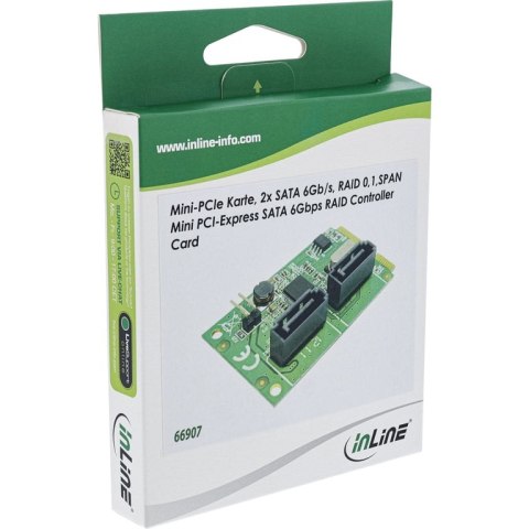 InLine 66907 adapter Wewnętrzny SATA