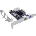 InLine 76620P adapter Wewnętrzny PS2, USB 2.0 header - 9 pin