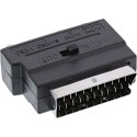 InLine 89953 adapter kablowy SCART (21-pin) 3 x RCA + S-Video Czarny