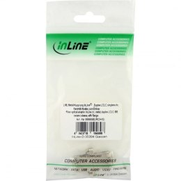 InLine 89989E adapter światłowodowy LC 1 szt. Srebrny