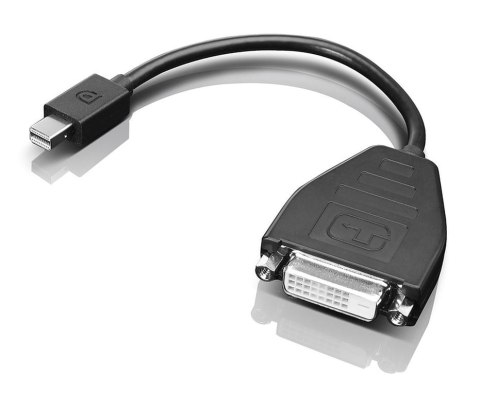 Lenovo 0B47090 adapter kablowy 0,2 m Mini-DisplayPort SL-DVI Czarny