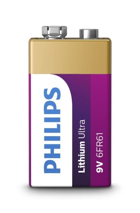 Philips Lithium Ultra Bateria 6FR61LB1A/10