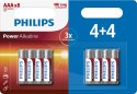 Philips Power Alkaline Bateria LR03P8BP/10