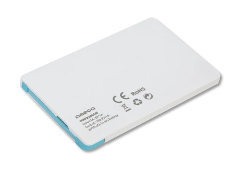 Platinet OMPB20CCWM bank mocy Litowo-polimerowy (LiPo) 2000 mAh Biały