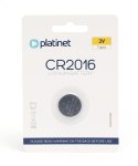 Platinet PMBCR20161 bateria do użytku domowego Jednorazowa bateria CR2016 Lit