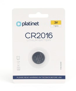 Platinet PMBCR20161 bateria do użytku domowego Jednorazowa bateria CR2016 Lit