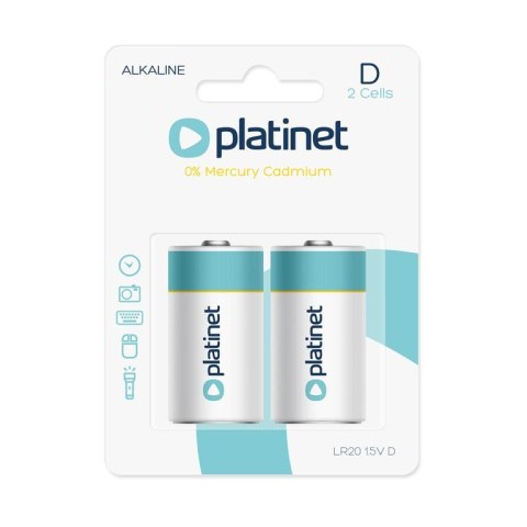 Platinet PMBLR202B bateria do użytku domowego Jednorazowa bateria LR20 Alkaliczny