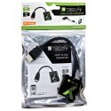 Techly 301658 adapter kablowy 0,1 m HDMI Typu A (Standard) VGA (D-Sub) Czarny