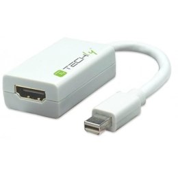 Techly 304239 adapter kablowy 0,15 m Mini DisplayPort HDMI Biały