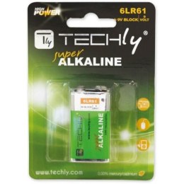 Techly 307032 bateria do użytku domowego Jednorazowa bateria 9V Alkaliczny
