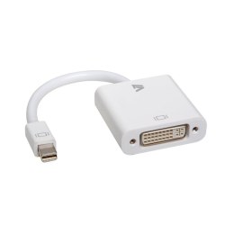 V7 CBL-MD1WHT-5E adapter kablowy 0,17 m mini DisplayPort DVI-D Biały