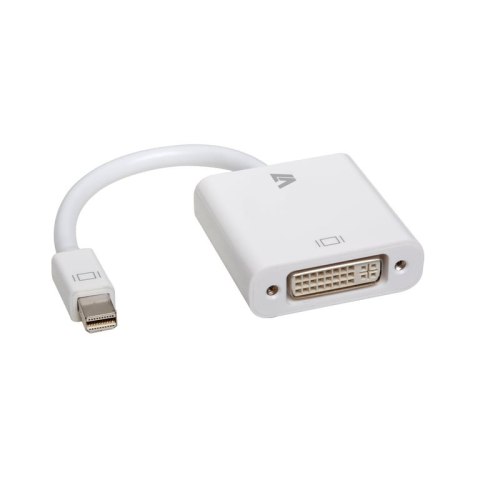 V7 CBL-MD1WHT-5E adapter kablowy 0,17 m mini DisplayPort DVI-D Biały
