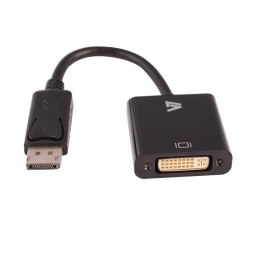 V7 CBLDPDVI-1E adapter kablowy 0,2 m 1x 20-pin DisplayPort 1x (24+5)-pin DVI Czarny
