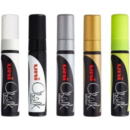 Marker kredowy Uni PWE-17K srebrny