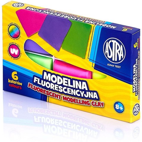 Modelina Astra 20g fluorescencyjna x6 kolorów