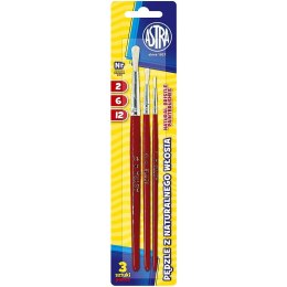 Pędzle Astra zestaw 3 sztuki