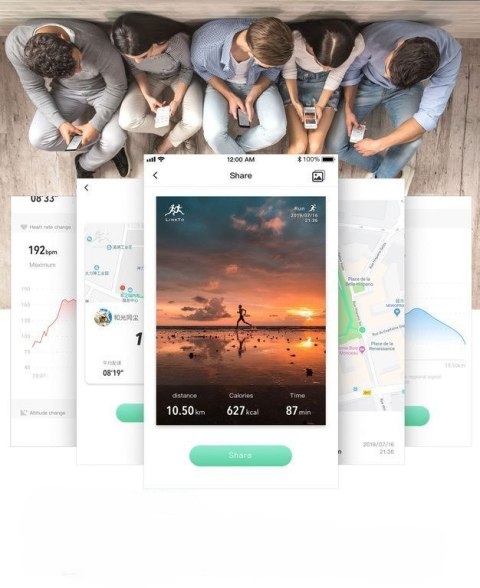 SMARTWATCH MĘSKI G. Rossi G.RSWSF1-1A1-1 black + dodatkowy PASEK (sg003e)