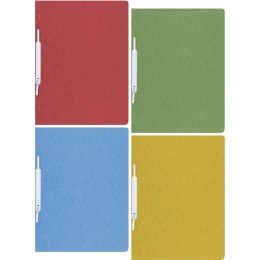 Skoroszyt DONAU, preszpan, A4, twardy, 390gsm, żół