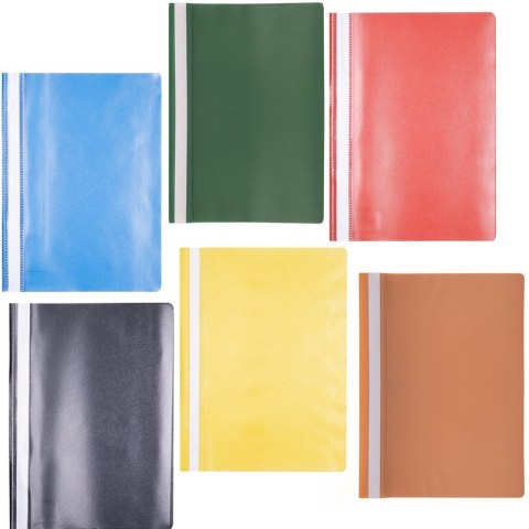 Skoroszyt OFFICE PRODUCTS, 120/180 mic, PP, pomara