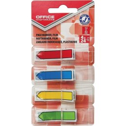 Zakładki indeksujšce OFFICE PRODUCTS, PP, strzałka