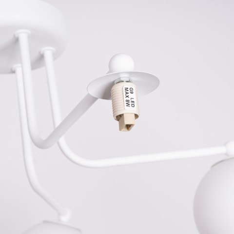 Żyrandol ASTRAL 5 biały