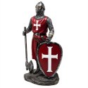 Figurka Rycerz Krzyżowiec 18,5 cm - Polyresin - MC-23133