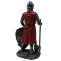 Figurka Rycerz Krzyżowiec 18,5 cm - Polyresin - MC-23133