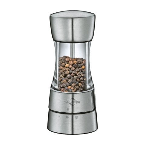 Küchenprofi Monaco - Młynek do pieprzu lub soli z ceramicznym mechanizmem mielącym 14×6 cm