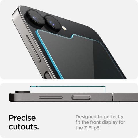 Spigen Glas.TR EZ Fit 2-Pack - Szkło hartowane do Samsung Galax Z Flip 6 / 7 FE (2 sztuki)