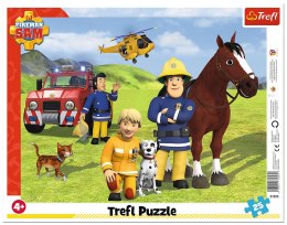 Strażak Sam | Puzzle Ramkowe 25el. | Trefl
