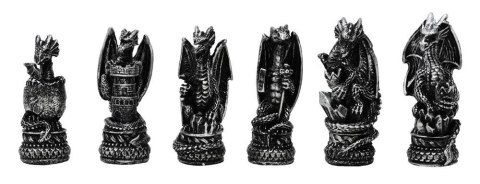 Szachy Smocze Fantasy - szklana szachownica 42x42 cm - MC-6069