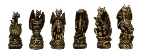 Szachy Smocze Fantasy - szklana szachownica 42x42 cm - MC-6069