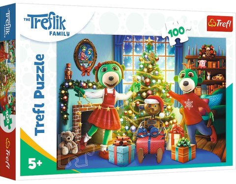 Trefl: Puzzle 100el. - Zimowe Trefliki